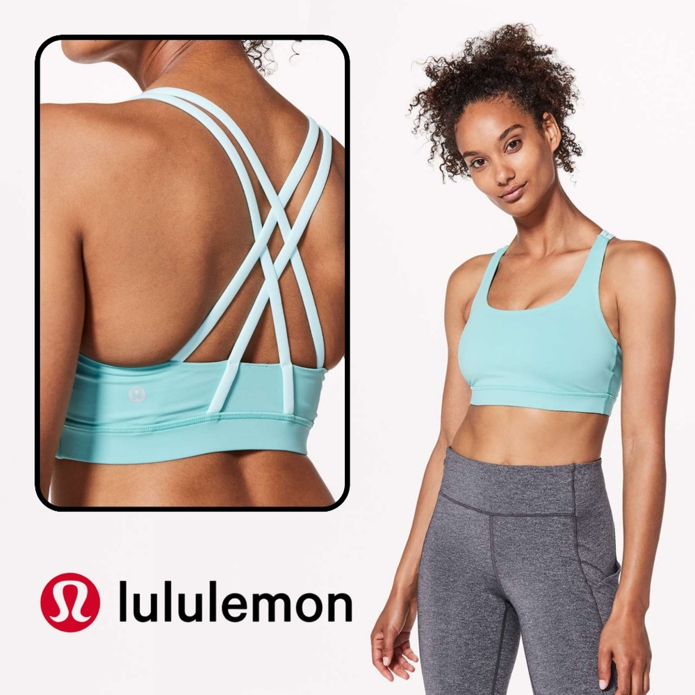Lululemon | Energy Bra | Washed Marsh / Aquamarine | Luxtreme | W2540S | Size 4
